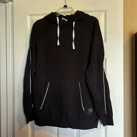 Gymshark men’s black hoodie sweatshirt size medium - Picture 1 of 9